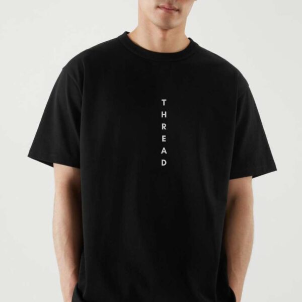 Thread - Black Oversize Tshirt