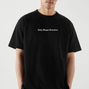 Shape Remain - Black Oversize Tshirt
